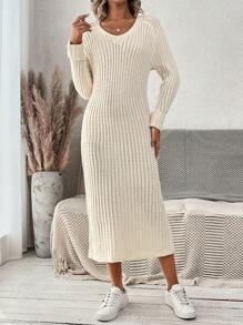 SHEIN LUNE 女士個性縫製袖連衣裙