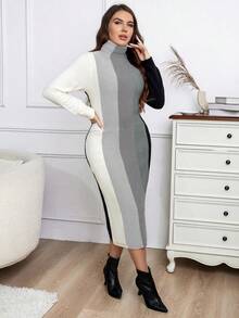 Calvaya 大碼毛衣 - 灰色 - 查看 4