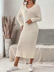 SHEIN LUNE 女士個性縫製袖連衣裙