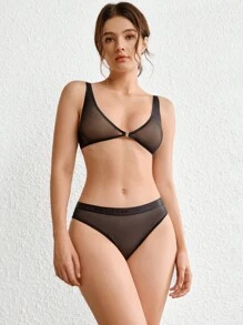 Ocili Ocili 3 piezas Calzoncillos de cintura con cinta con letra