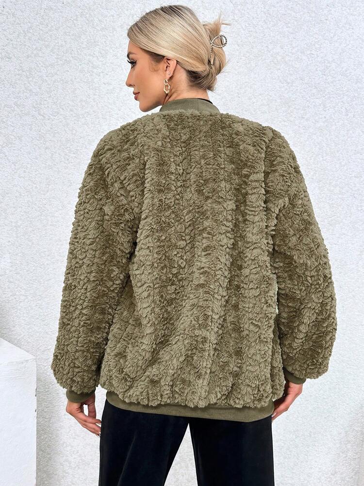 Oversized Plush Coat