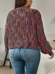 Calvaya 大尺碼針織外套 - 彩色 - 查看 2