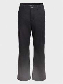 Manfinity EZcore 男士寬鬆直筒牛仔褲 - 黑色 - 查看 8