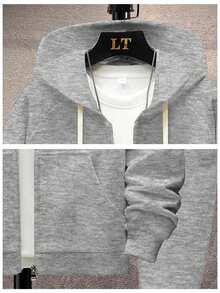 男士雙件套 - 淺灰色 - 查看 3