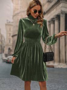 SHEIN Clasi 連身裙 - 軍綠色 - 查看 4