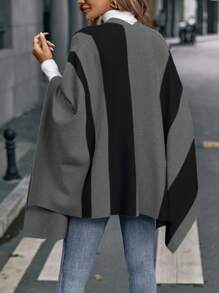 EMERY ROSE Fashionable Women's Cardigan,Long Sleeve Tops - Dark Grey - View 2