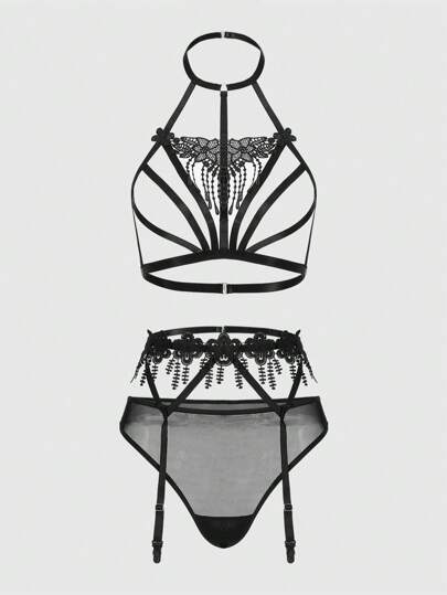 Fairycore Ladies Sexy Lace Lingerie Set