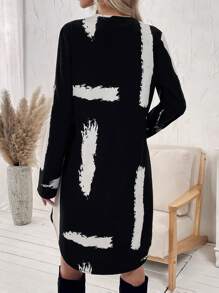 SHEIN LUNE 女性印花高低裙 - 彩色 - 查看 2