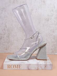 SHUZIA 女士婚禮高跟涼鞋 - 銀色 - 查看 5