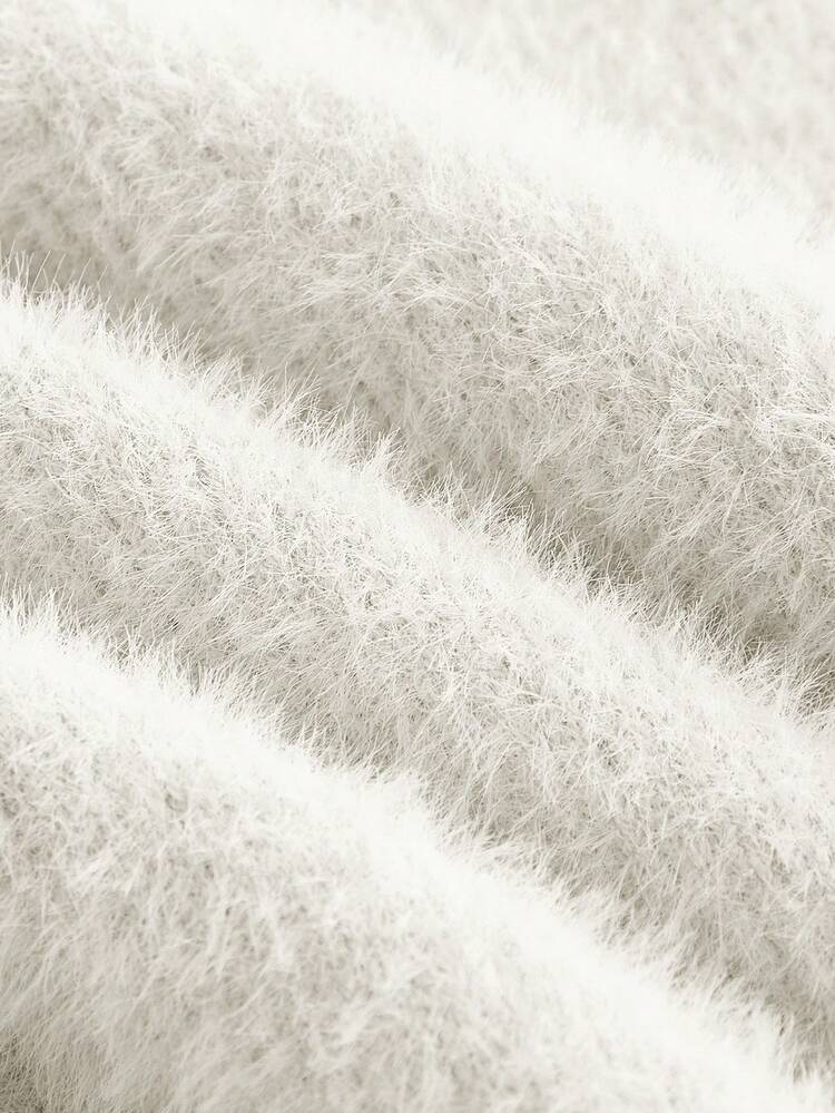 Women's Asymmetrical Shoulder Fitted Sweater