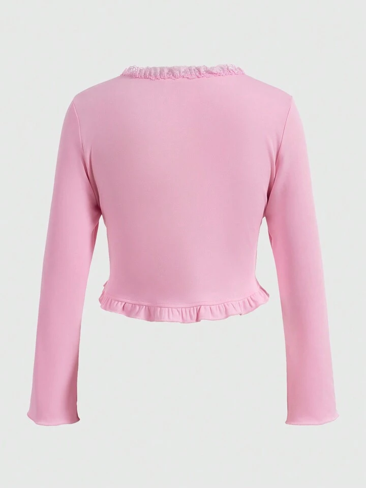 Our Kawaii Sweet And Cute Square Neck T-Shirt is such a vibe ROMWE