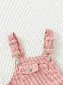 Overol Rosa Para Bebé Niña - Rosa - Ver 3