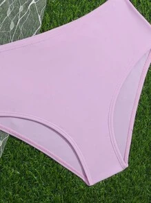 Bộ 3 món đồ bơi cho bé gái tuổi teen, váy dự tiệc bướm thường ngày đi biển, quà tặng thiết kế hình bướm tím mùa xuân/hè - Màu tím hoa cà - Xem 4
