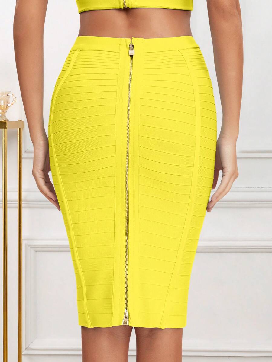 Của phụ nữ Cổ điển Sọc Băng bó Váy bút chì , Quần bó Và Gợi cảm