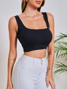 SHEIN Quần skinny Manga Nữ tính - màu đen - Xem 3