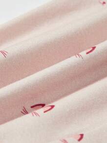 Cozy Pixies Đứa bé gái Đồ họa Hoạt hình Áo Peplum & Xà cạp - Hồng - Xem 8