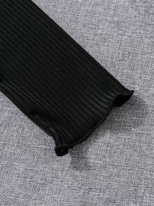 SHEIN Tween 女孩休閒簡約 T 卹三件套 - 彩色 - 查看 4