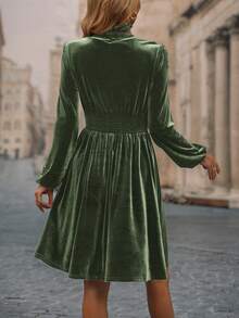 SHEIN Clasi 連身裙 - 軍綠色 - 查看 2