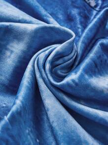 Teen Girls' 3pcs/Set Denim Effect Long Pants - Multicolor - View 5