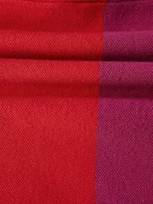 ISELACOS 色塊寬腿針織褲 - 彩色 - 查看 8