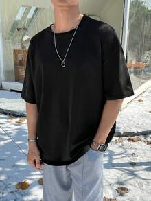 Manfinity EMRG Nam Loại bướm Và In Khẩu hiệu Áo thun - màu đen - Xem 5