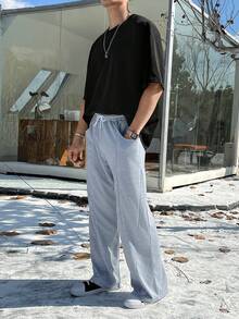 Manfinity EMRG Nam Loại bướm Và In Khẩu hiệu Áo thun - màu đen - Xem 6