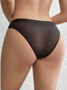 Ocili Ocili 3 piezas Calzoncillos de cintura con cinta con letra