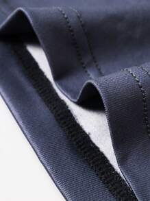 Funny Cute Mens Grey Elephant Animal Print Knitted Fabric Medium Stretch Boxer Trunks - Grey - View 6