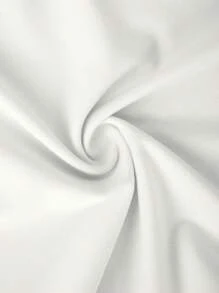 SHEIN LUNE Của phụ nữ In Trang trí Áo thun - trắng - Xem 5