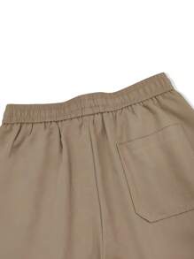 Manfinity Hypemode Nam Eo dây rút Dài Quần - Màu Khaki - Xem 7