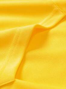 Men's Fashionable Vintage Mechanical Teddy Zipper Jacket - Yellow - View 8