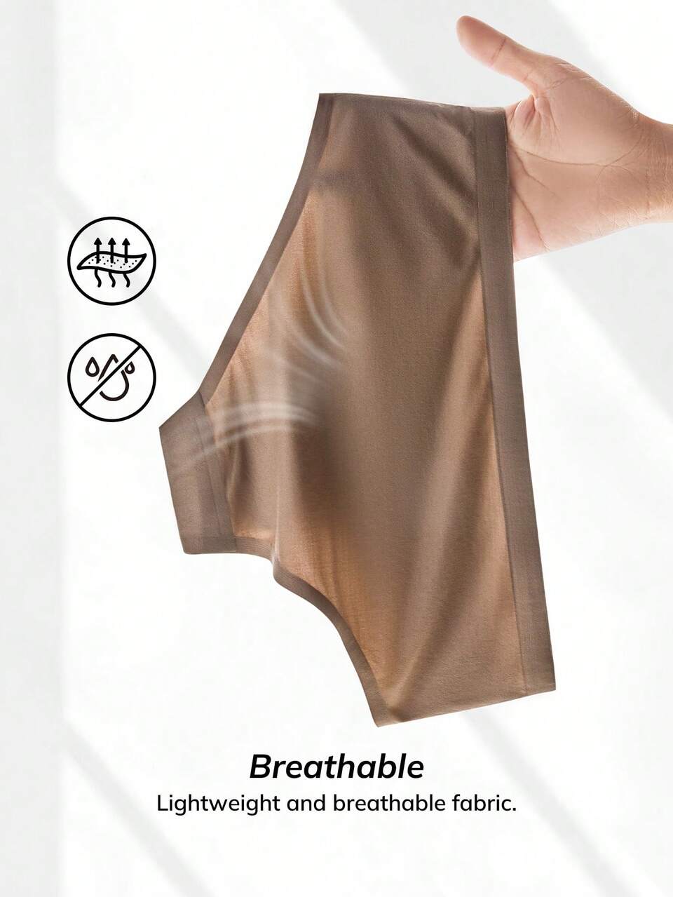 3-Pack Microfiber Basics Mid Waist No-Show Cheeky Women Underwear Panties Set