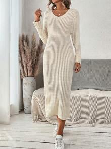 SHEIN LUNE 女士個性縫製袖連衣裙