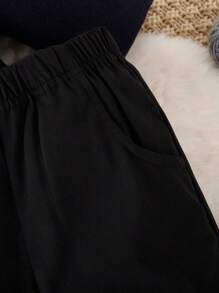 Baby Boys' Casual Vintage Woolen Jacket And Pants Set For Autumn And Winter