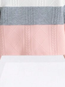 SHEIN Tween Girls' Color Block Sweatshirt - Multicolor - View 4