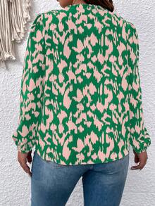 SHEIN Franclia 大碼襯衫 - 薄荷綠 - 查看 2