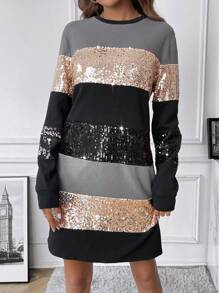 SHEIN LUNE Vestido De Manga Larga