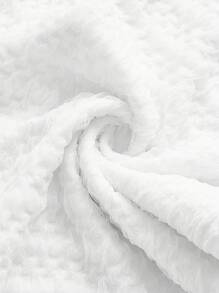 SHEIN EZwear 女款純色針織抹胸上衣 - 白色 - 查看 3