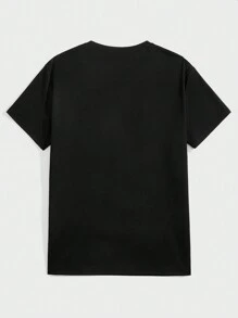 Manfinity RebelGame 男士t恤 - 黑色 - 查看 2