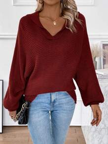 EMERY ROSE Women's Batwing Sleeve Sweater Knit Pullover Fall Winter Outfit