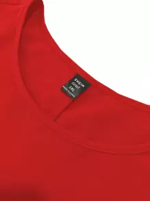 SHEIN Clasi Vestido De Talla Grande - Rojo - Ver 3