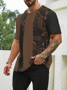 Manfinity Homme Nam In Áo thun - Nhiều màu - Xem 4