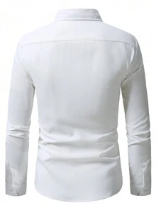 Manfinity Nam Giải trí Nhân vật In Áo sơ mi - trắng - Xem 4