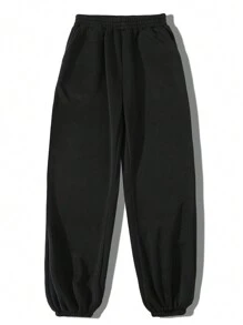 INAWLY 大尺寸女士骷髏手印花運動褲,配鑲嵌鑽石設計