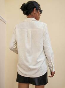 Aveloria Random Jacquard Long-Sleeved Shirt Fall Cloth For Women