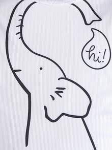 Baby Boy 3sets Cartoon Graphic Tee & Pants Snug Fit PJ Set - Multicolor - View 5