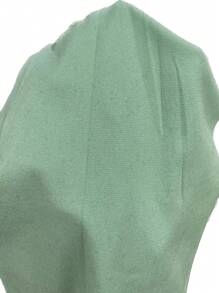 EMERY ROSE Asymmetric Collar Character Pattern T-Shirt Graphic Tees Women Tops - Mint Green - View 7