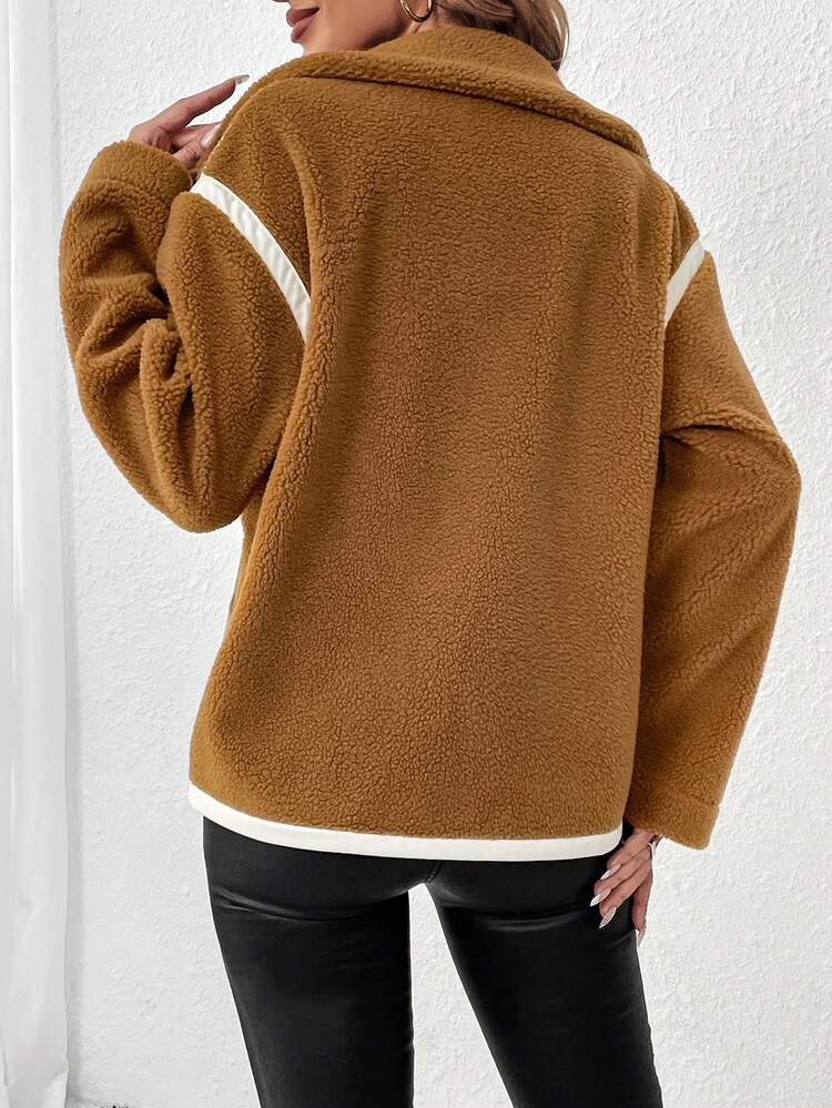 Women's Teddy Fleece Regular Fit Jacket