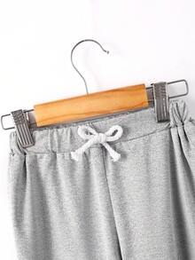 SHEIN 3入組男童休閒錐形運動褲,適用於春秋季節 - 彩色 - 查看 8