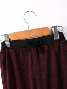 SHEIN 3入組男童休閒錐形運動褲,適用於春秋季節 - 彩色 - 查看 3